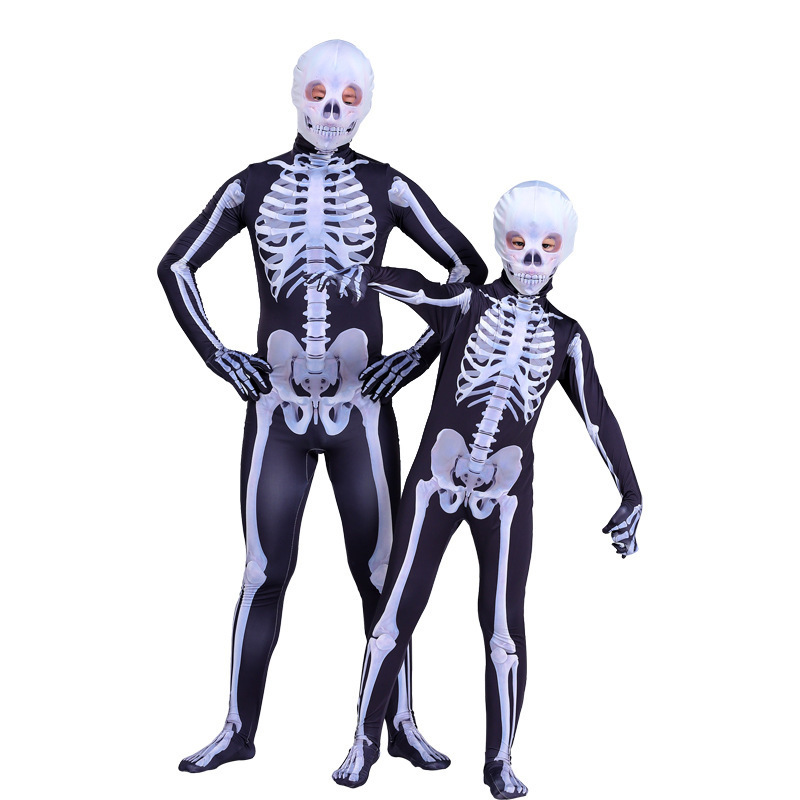 Halloween Skeleton Costume Scary Skeleton Skull Costume Jumpsuit Carnival Party Clothing 5 1561358308974.jpg