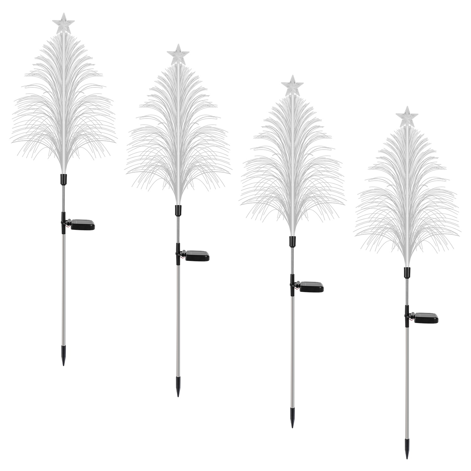 4Pack 7 Color Changing Solar Christmas Tree Lights Outdoor Optical Fiber Stake Lights Cedar Tree Lights With Topper Star IP44 Waterproof For Garden Yard Pathway Lawn 3 1eba4fc9 4b46 4693 9176 60fb7781d78c.jpg