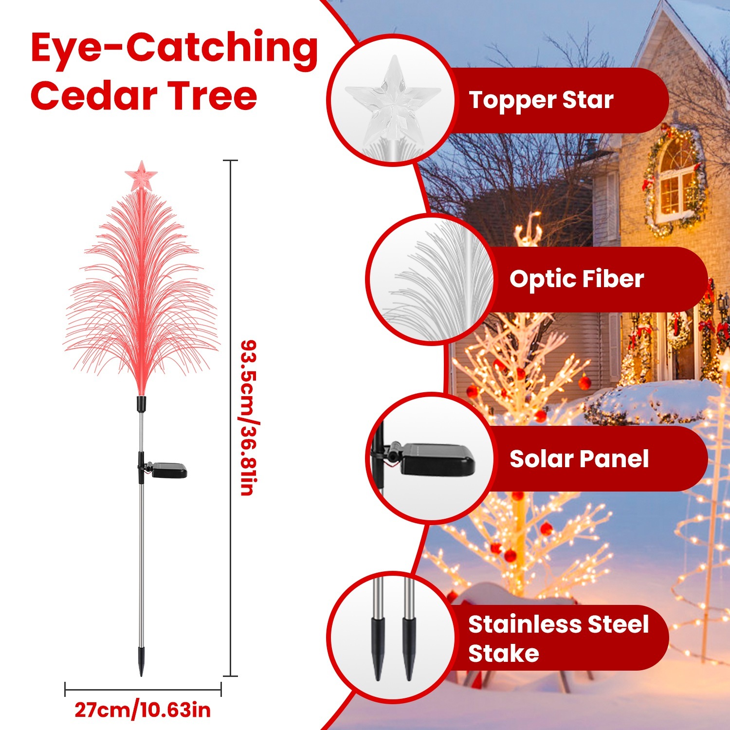 4Pack 7 Color Changing Solar Christmas Tree Lights Outdoor Optical Fiber Stake Lights Cedar Tree Lights With Topper Star IP44 Waterproof For Garden Yard Pathway Lawn 5 506ae172 5b8b 47bd a349 fb4abc518a38.jpg
