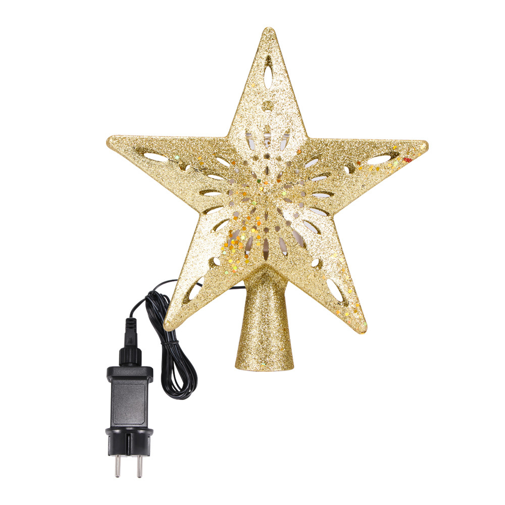Christmas Tree Top Light Star Snowflake Shape LED Laser Projector Lights Christmas Tree Ornament 4 5442605533276.jpg