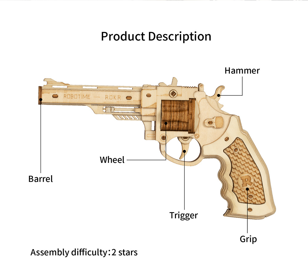 Robotime ROKR Revolver Gun Model Toys 3D Wooden Puzzle Games Crafts Gift For Children Kids Boys Birthday Christmas Gift Dropship 8 7e0f7e6b edea 4232 9867 49560e27e2f5.jpg