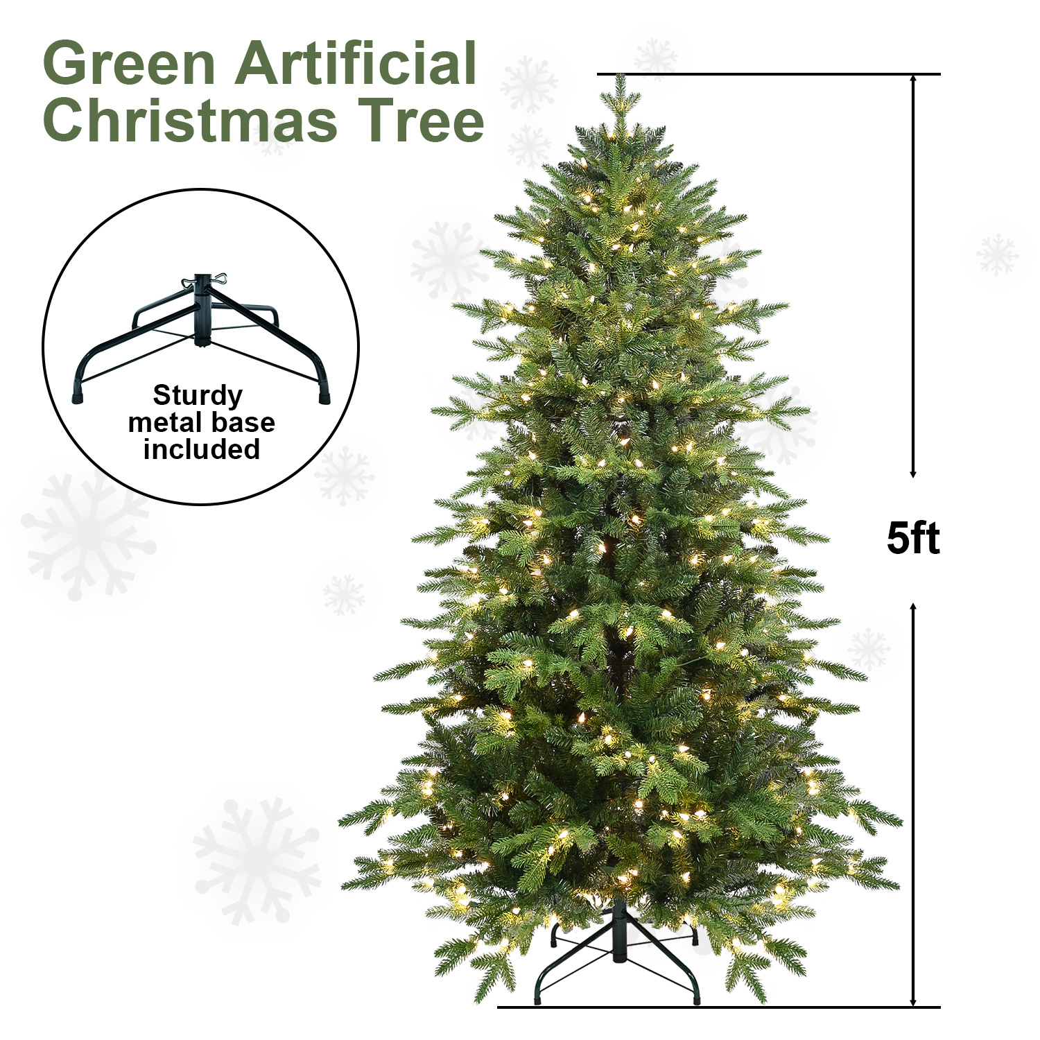 PVC Christmas Tree, Christmas Decorations, Green, With Lights 3 9e3b41fa 856f 4cc4 bf82 dd13d5a8bb97.jpg