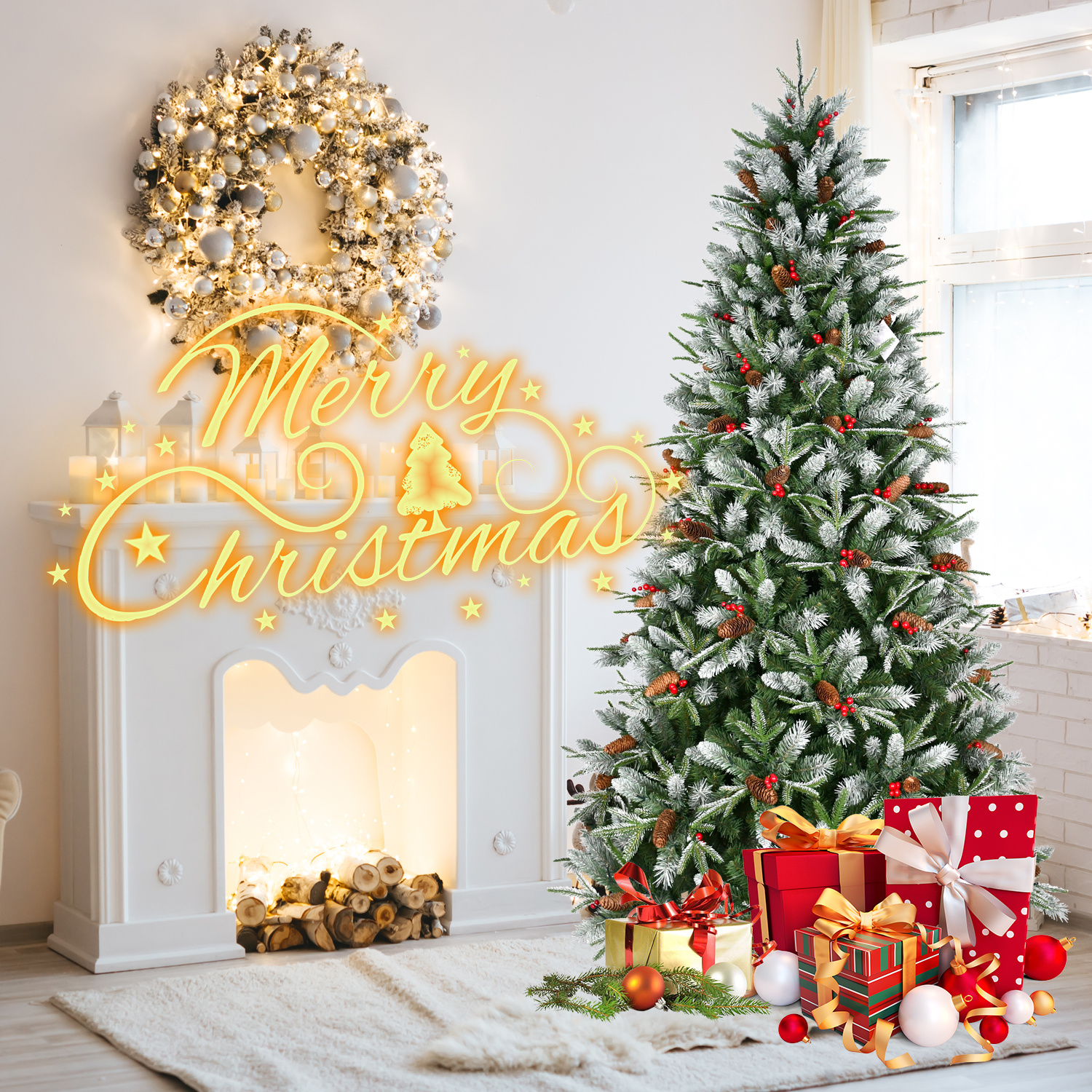 PVC Christmas Tree, Christmas Decorations - Image 8