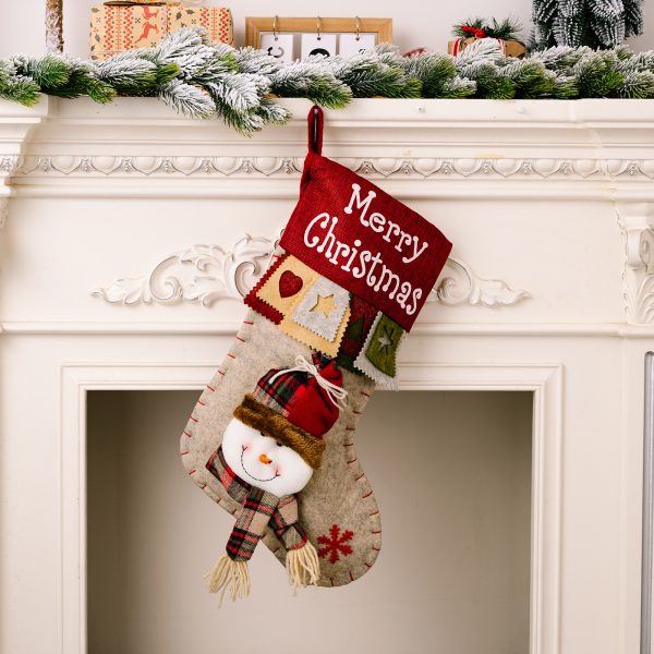 New Christmas Decorative Supplies High-end Cartoon Christmas Decorative Socks Pendant - Image 4