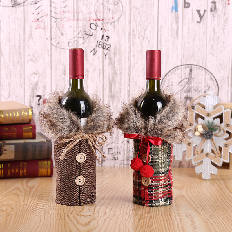 Christmas Decorations, Santa Claus, Red Wine, Red Wine, Champagne, Wine Bottle and Bar Dining Room Decoration 2 Christmas Decorations, Santa Claus, Red Wine, Red Wine, Champagne, Wine Bottle and Bar Dining Room Decoration - Image 2