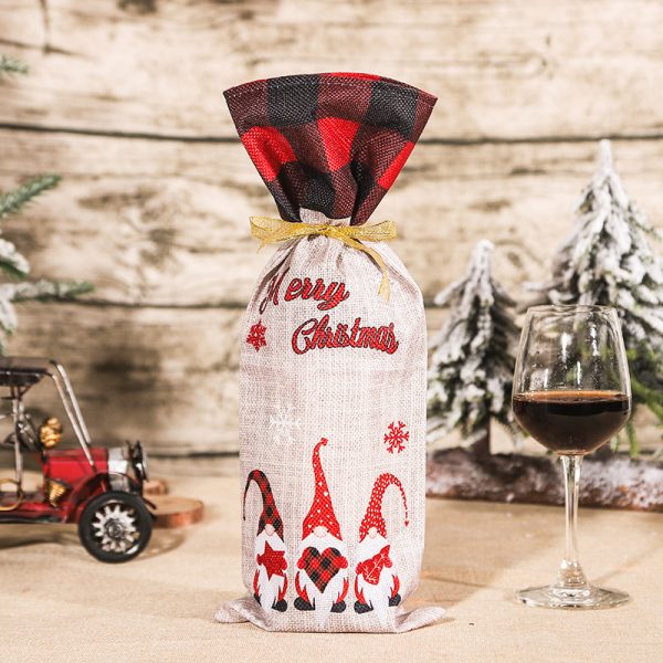 Christmas Decorations Cartoon Cute Bottle Cover Dress Up - Image 6