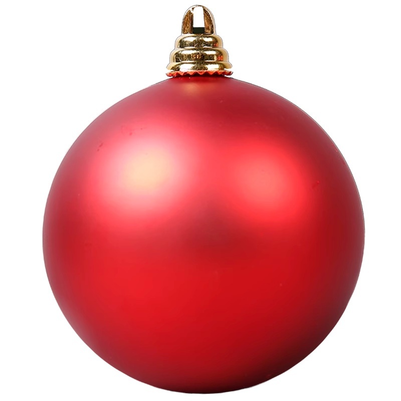 Christmas Decoration Red Ball Electroplating Plastic Christmas Tree Atmosphere Pendant - Image 5