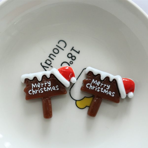 Santa Claus Snowman Elk DIY Children's Hairpin Water Cup Brooch Accessories - Image 4