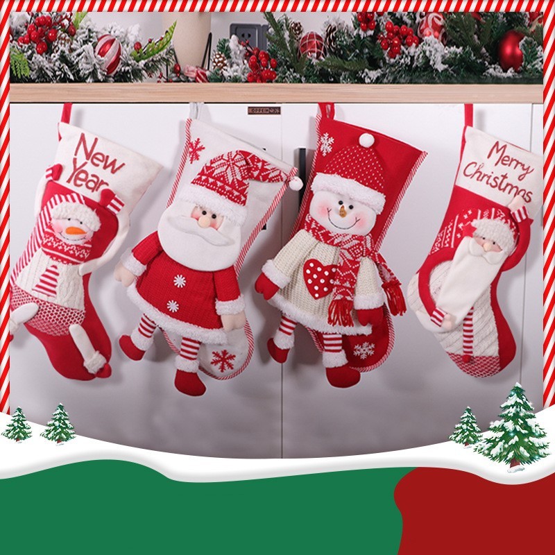 Christmas decoration Christmas Eve candy socks 2 Christmas decoration Christmas Eve candy socks - Image 2