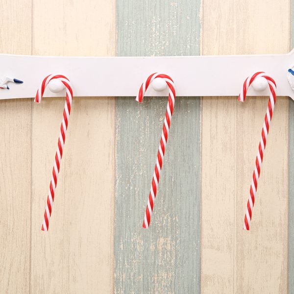 Christmas Candy Crutch Red Scene Decorative Pendant - Image 5
