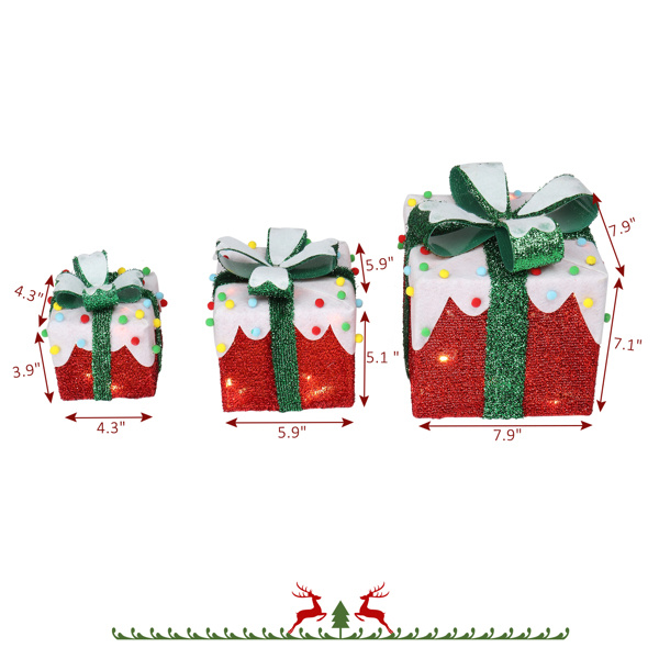 3pcs60 Iceberg Effect Colored Cotton Balls, Battery Version Not Included, Courtyard Gift Box Decoration - Image 5