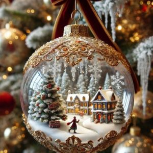 3D Fairy Tale Planet Christmas Ornament decoration