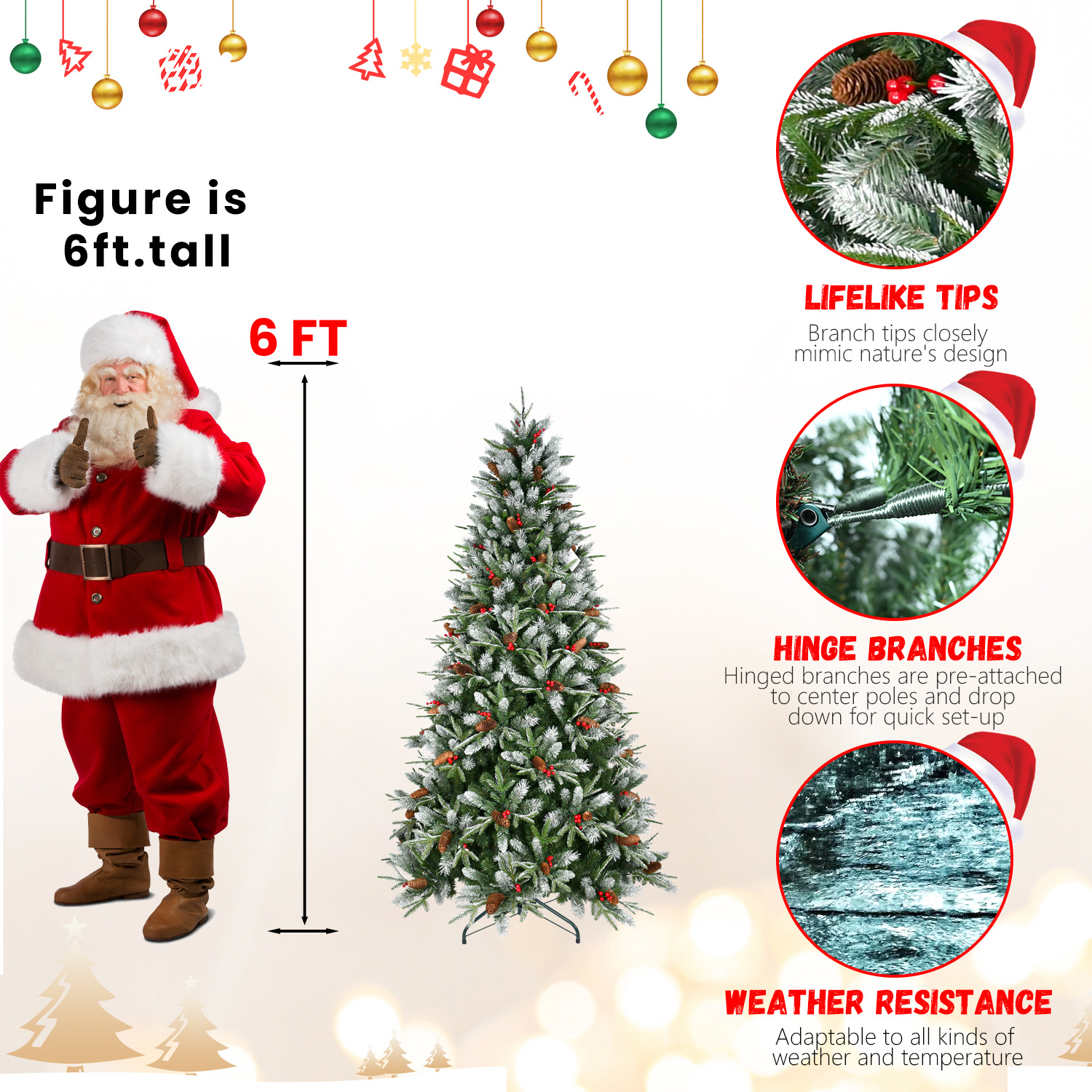 PVC Christmas Tree, Christmas Decorations - Image 9