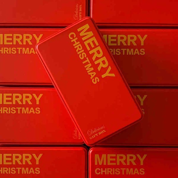 Christmas Cookies Packaging Tin Baking Gift Box - Image 4