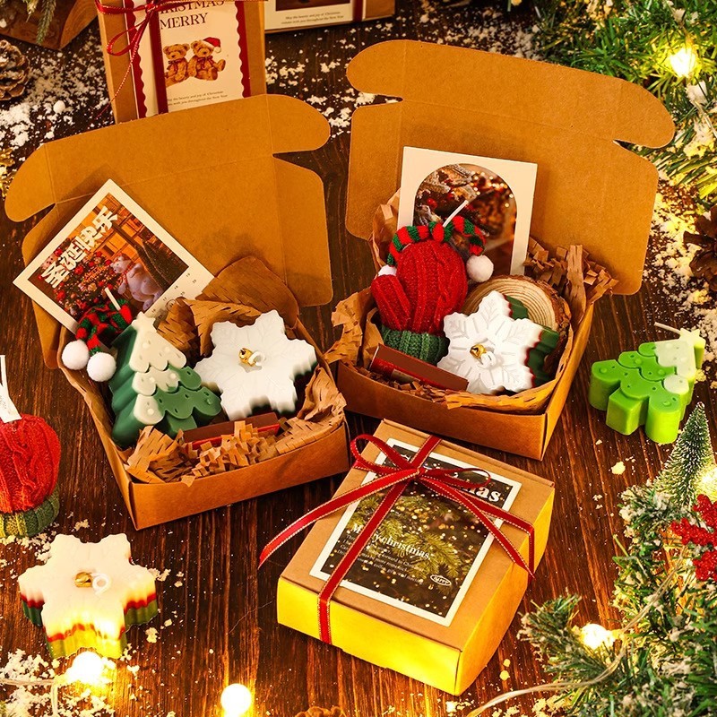 Christmas Gift Deer Aromatherapy Candle Suit Gift Box 1 Christmas Gift Deer Aromatherapy Candle Suit Gift Box