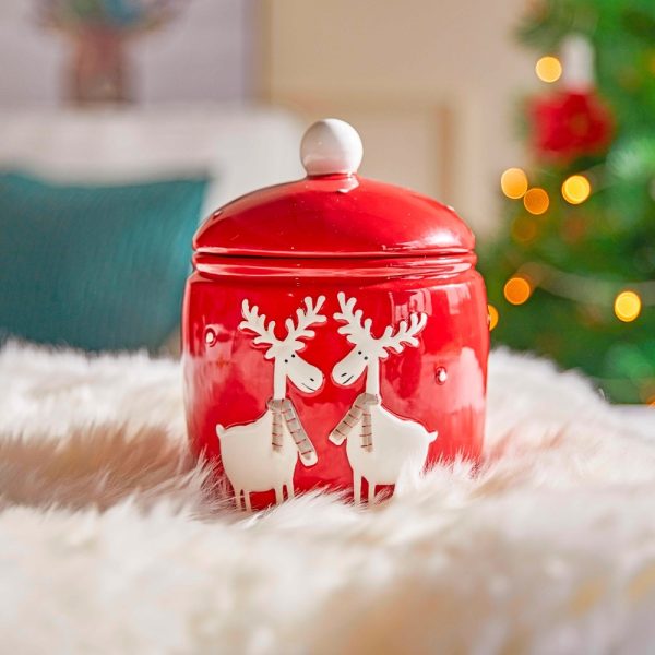 Ceramic Pot Creative Elk-shaped Candy Storage Tank - Image 6