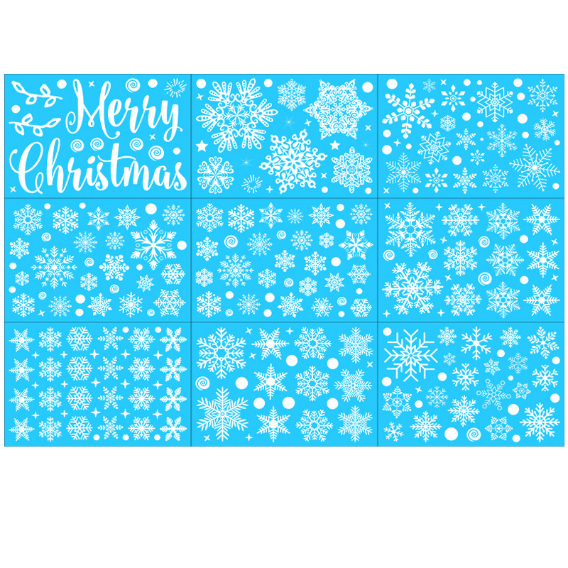 Christmas Static Window Sticker Beautify Snowflake Wall Decals 5 Christmas Static Window Sticker Beautify Snowflake Wall Decals - Image 5