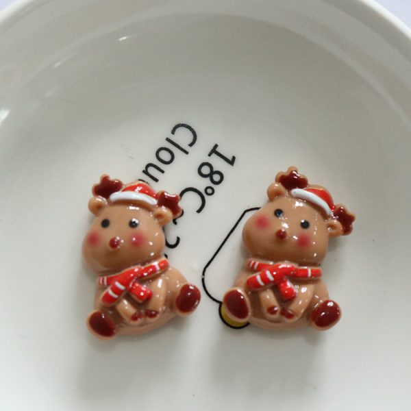 Santa Claus Snowman Elk DIY Children's Hairpin Water Cup Brooch Accessories - Image 10