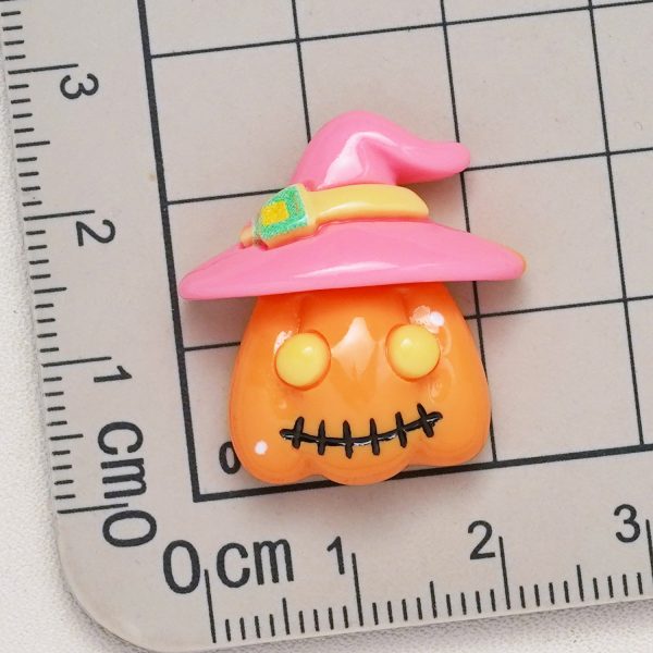Wansheng Pumpkin New Cartoon Cream Glue Phone Case Bracelet Diy Jewelry Pendant Resin Accessories - Image 3