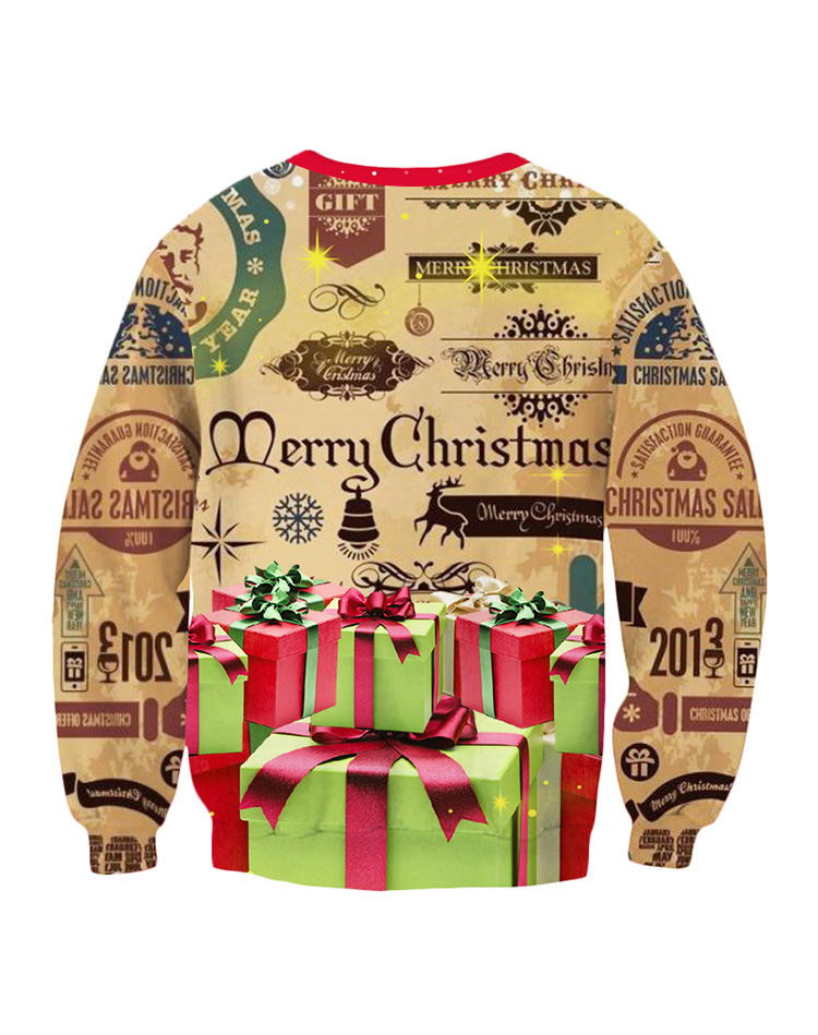 Dog digital print pullover crew neck top 5 Dog digital print pullover crew neck top - Image 5