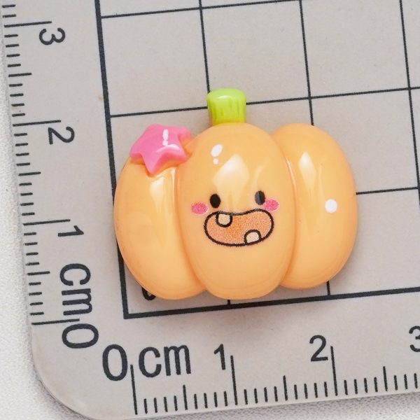 Wansheng Pumpkin New Cartoon Cream Glue Phone Case Bracelet Diy Jewelry Pendant Resin Accessories - Image 8