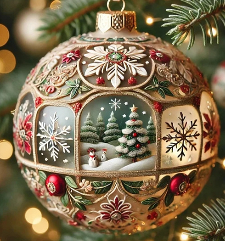 3D Fairy Tale Planet Christmas Ornament - Image 10