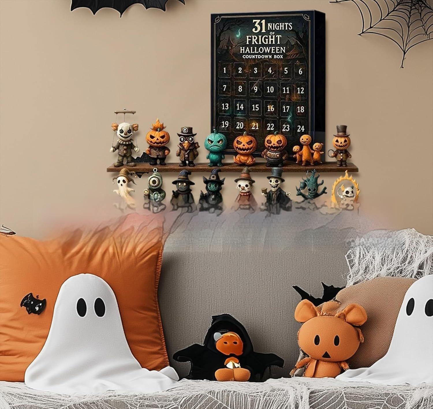 31 Night Scare Halloween Countdown Box With Doll Advent Countdown Blind Box - Image 3