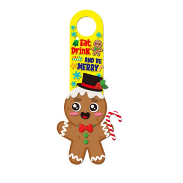 Three Dimensional Decorative Door Hanging Snowman Wall Stickers Game Stickers - Image 6