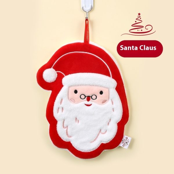 Christmas Hand Towel Hanging Thickened Water-absorbing Quick-drying Rag - Image 9