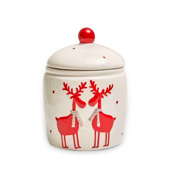 Ceramic Pot Creative Elk-shaped Candy Storage Tank - Image 5