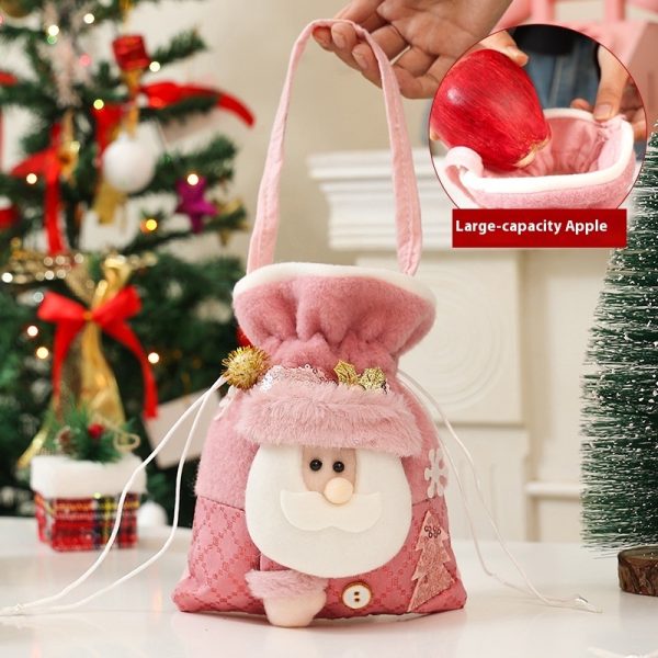Christmas Children's Handbag Cartoon Snowman Gift Bag Scene Arrange Hangings - Image 3