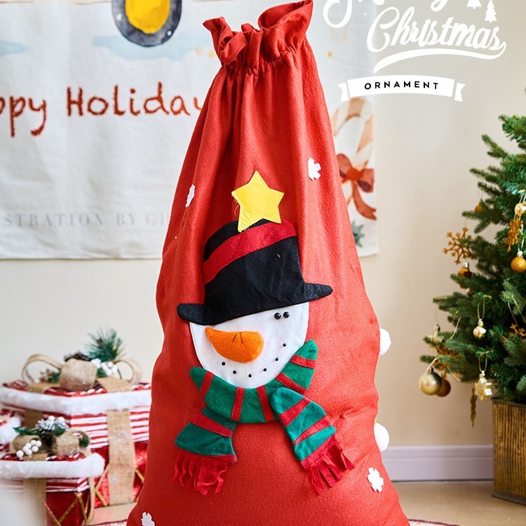 Santa Claus's Large Gift Bags Christmas Eve Candy Gift Bag - Image 4