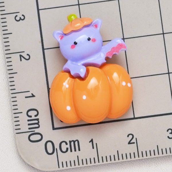 Wansheng Pumpkin New Cartoon Cream Glue Phone Case Bracelet Diy Jewelry Pendant Resin Accessories - Image 4