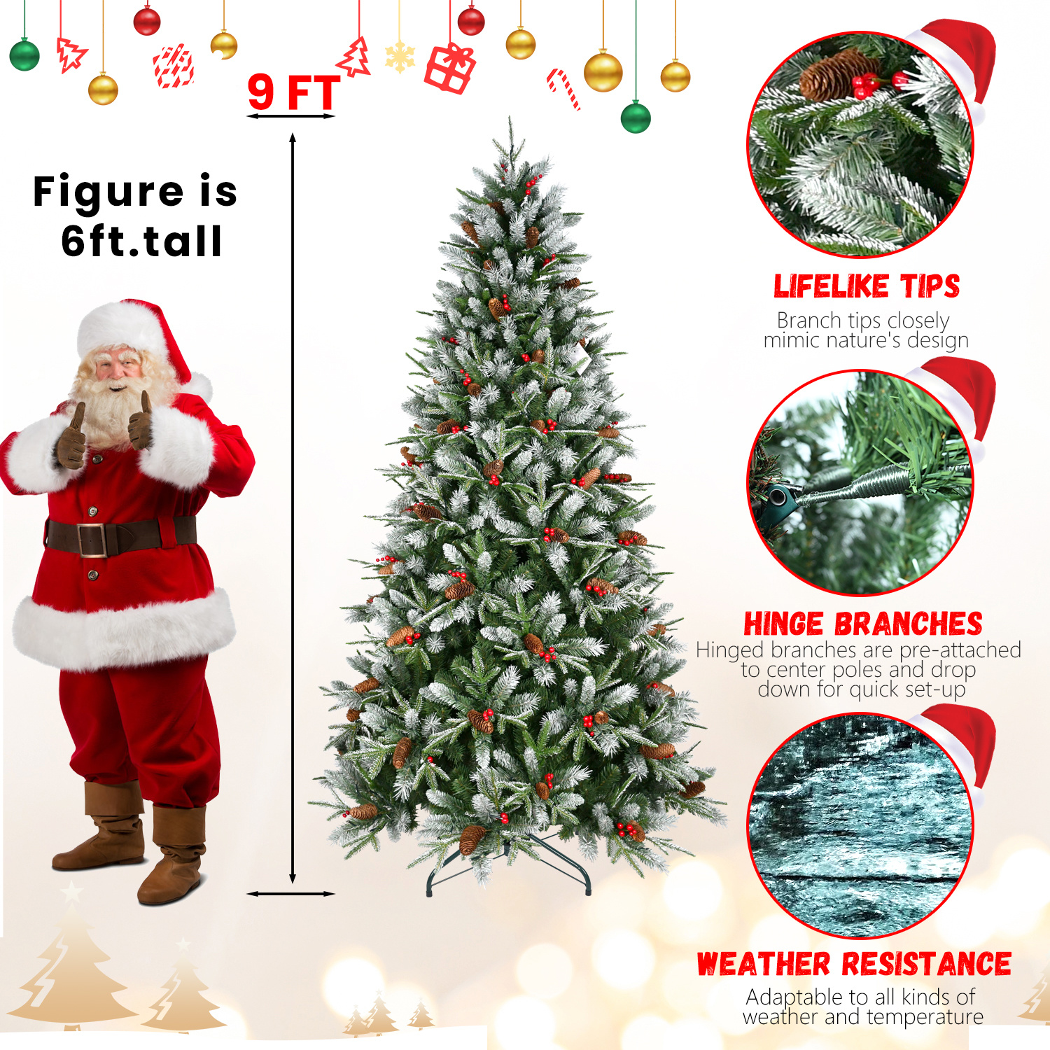 PVC Christmas Tree, Christmas Decorations - Image 5