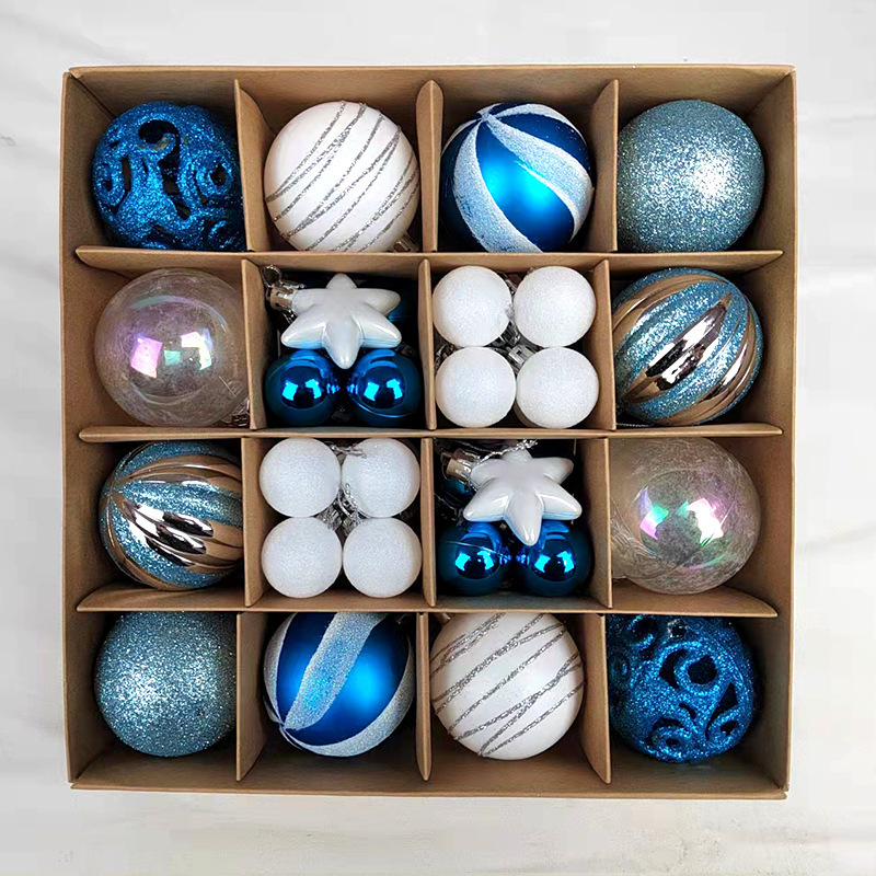 Painted Christmas Ball Paper Box Decoration Pendant 5 Painted Christmas Ball Paper Box Decoration Pendant - Image 5