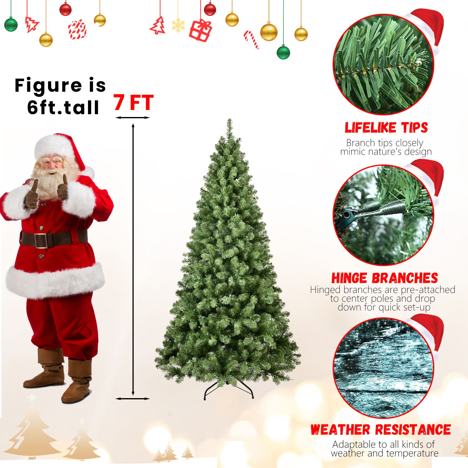 PE, PVC, Green Christmas Tree, Christmas Decorations 2 93aee869 0a2f 4076 a1a2 dd8e3e9a108c.jpg