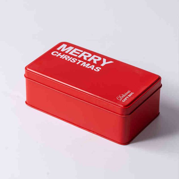 Christmas Cookies Packaging Tin Baking Gift Box - Image 3