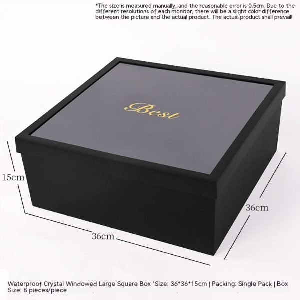 Heart-Shaped Round Christmas Gift Fruit Flower Box - Image 3