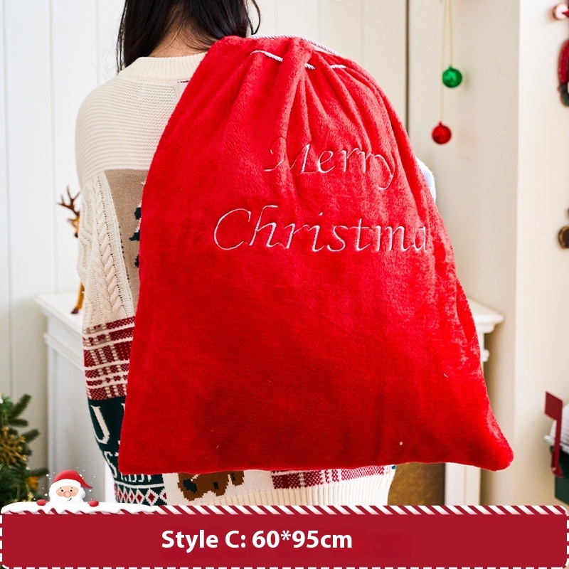 Santa Claus's Large Gift Bags Christmas Eve Candy Gift Bag - Image 6