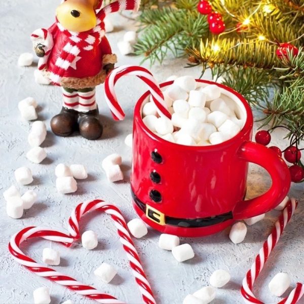 Christmas Candy Crutch Red Scene Decorative Pendant - Image 4
