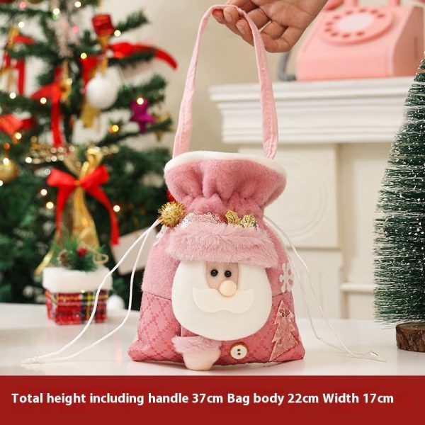 Christmas Children's Handbag Cartoon Snowman Gift Bag Scene Arrange Hangings - Image 7