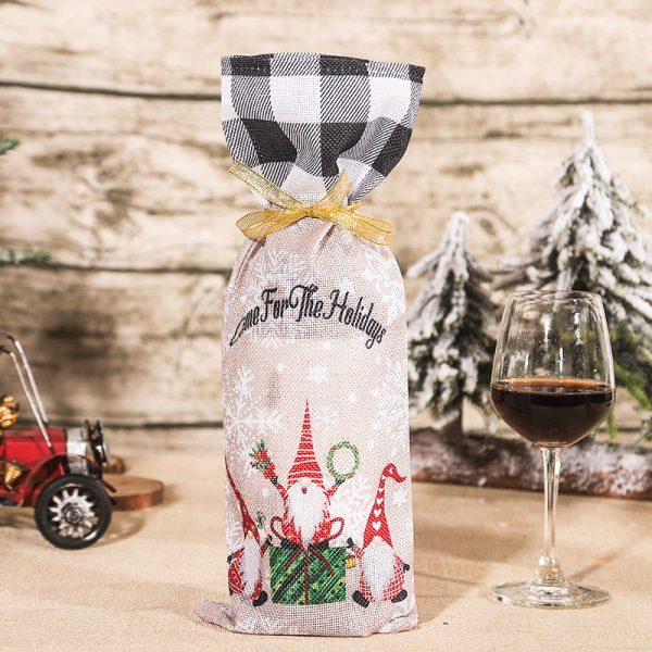 Christmas Decorations Cartoon Cute Bottle Cover Dress Up - Image 10