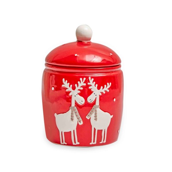 Ceramic Pot Creative Elk-shaped Candy Storage Tank - Image 4