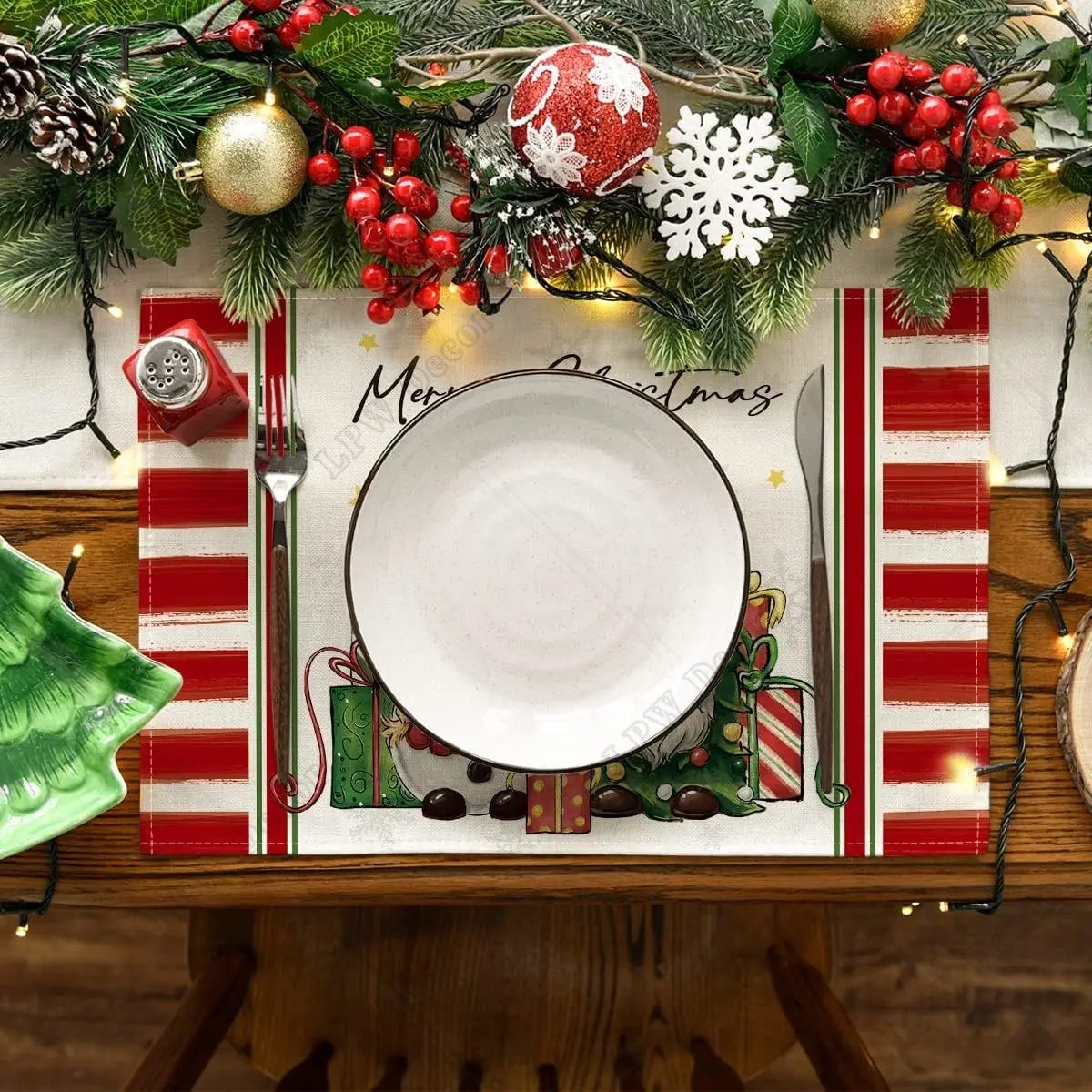 Christmas Holiday Decoration Insulation Anti-scald Placemat 4 Christmas Holiday Decoration Insulation Anti-scald Placemat - Image 4