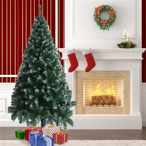 Green Spray White PVC Material Christmas Tree - Image 5