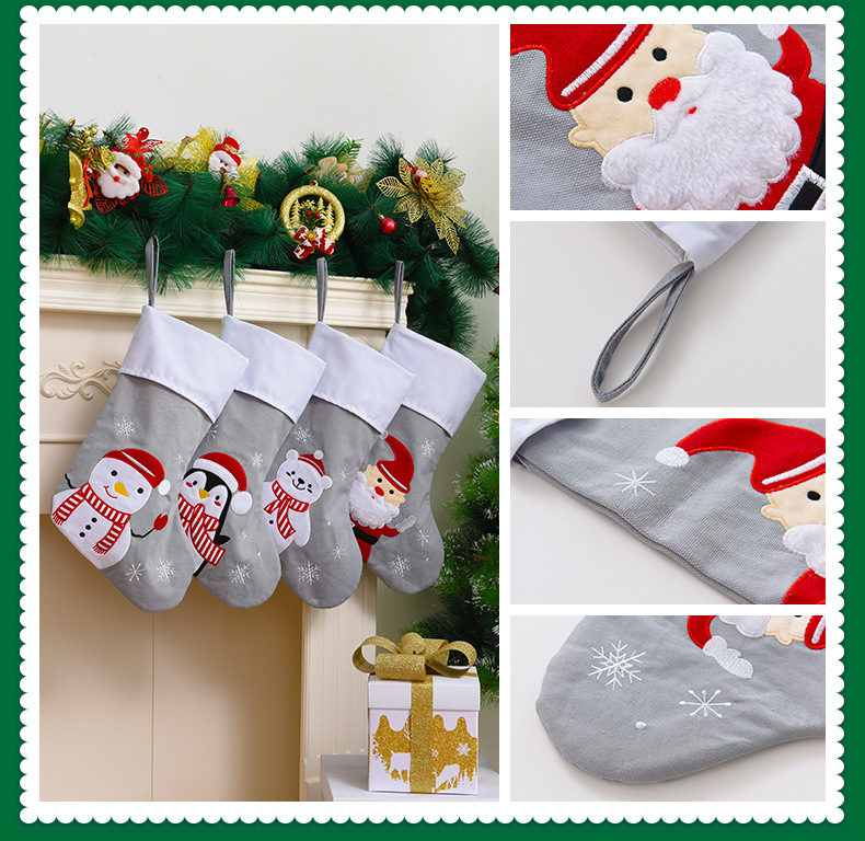 Home Christmas Tree Pendant Cartoon Gift Bag 1 Home Christmas Tree Pendant Cartoon Gift Bag