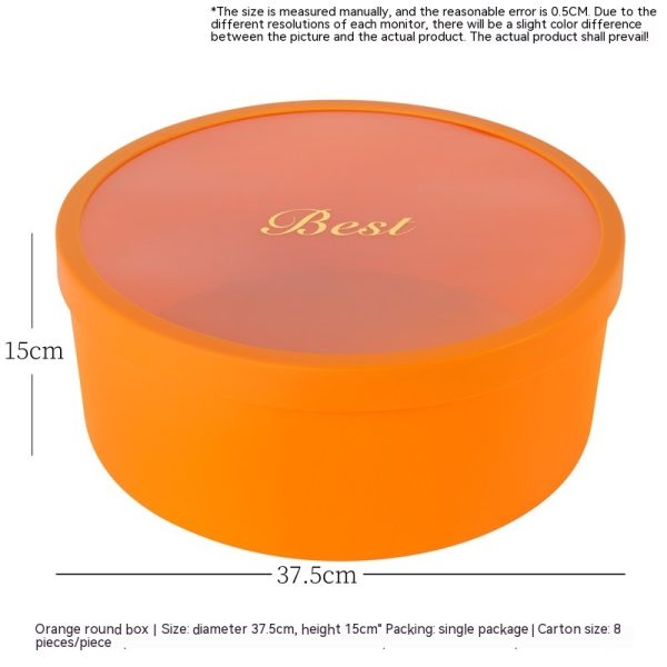 Heart-Shaped Round Christmas Gift Fruit Flower Box - Image 5