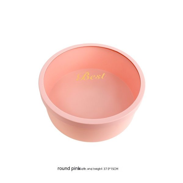 Heart-Shaped Round Christmas Gift Fruit Flower Box - Image 6