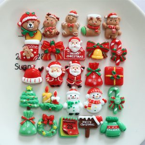 Santa Claus Snowman Elk DIY Children's Hairpin Water Cup Brooch Accessories