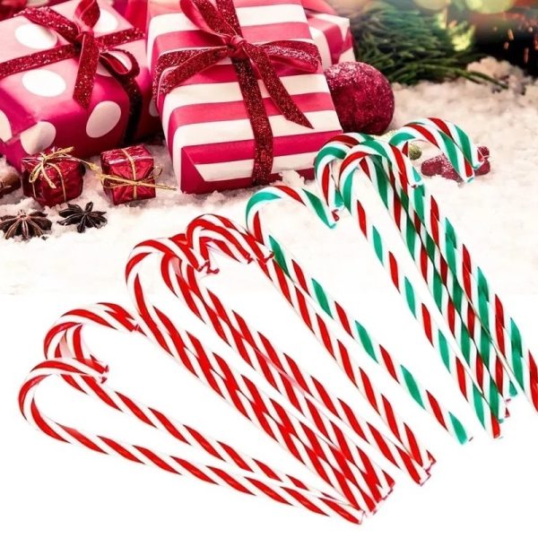 Christmas Candy Crutch Red Scene Decorative Pendant - Image 2